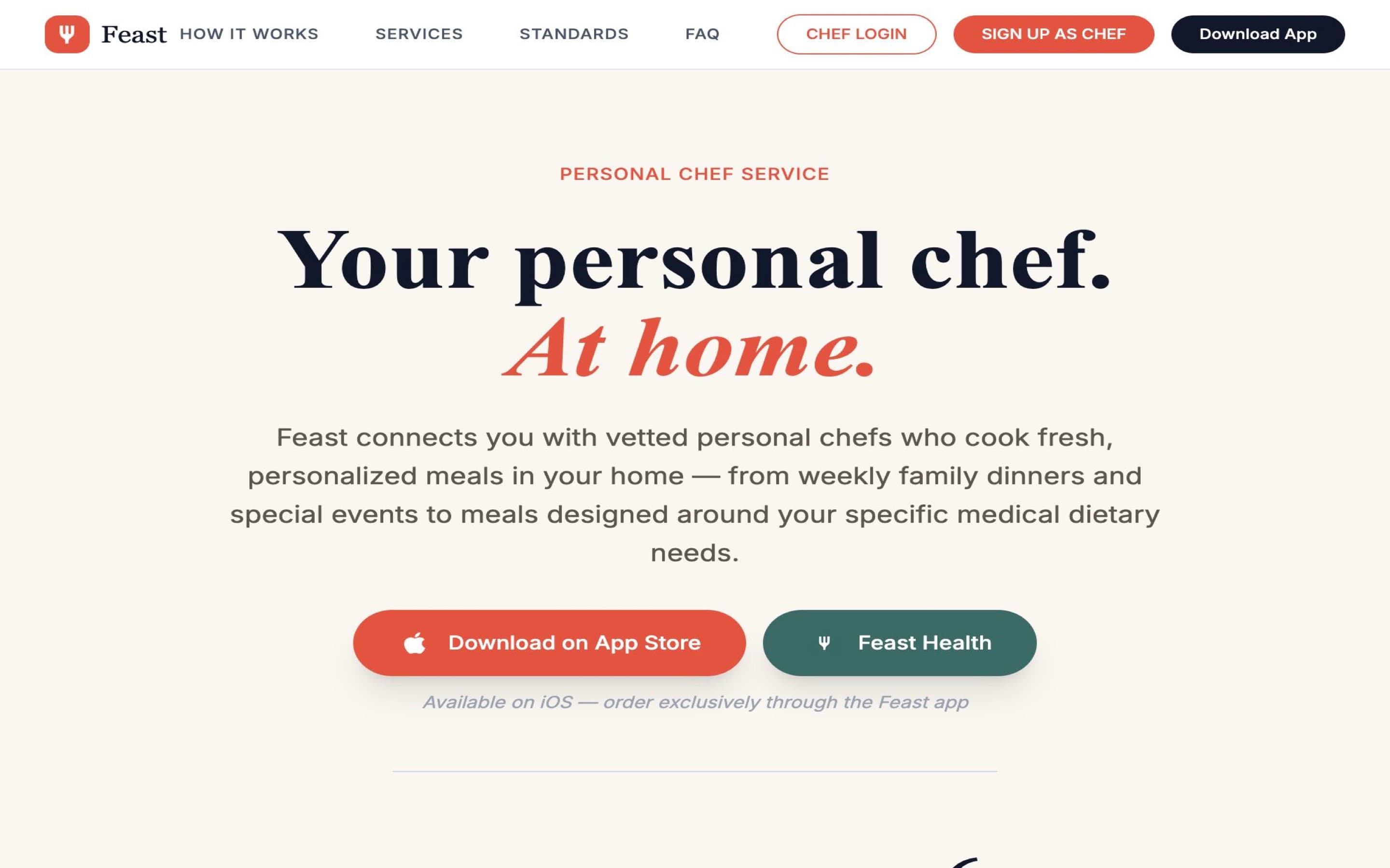 Feast website