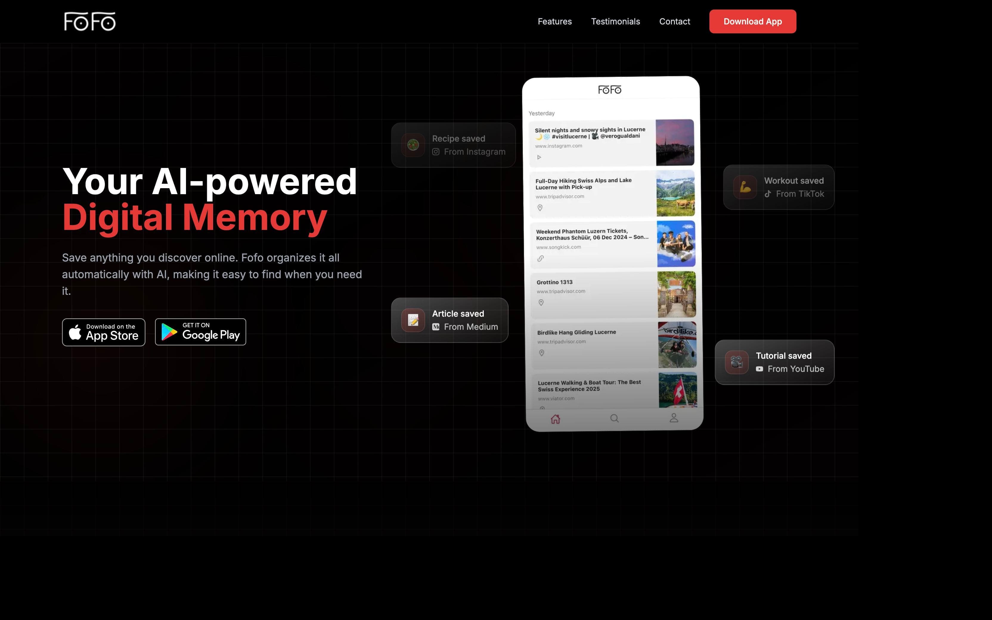 Fofo website